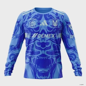 Personalized LIGA MX Tigres UANL Long Sleeve Shirt 2026 Away Kit Soccer Apparel - Picture 1 of 4