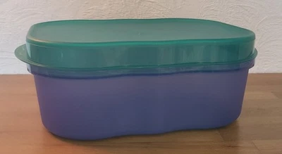 Tupperware Laibwächter großer A 51 Brotbehälter blau grün - Bild 1 von 4