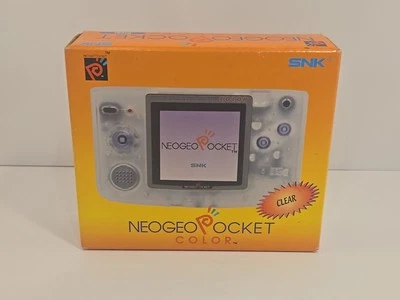 SNK Neo Geo Pocket Color - CLEAR (NEOP-53016) CIB Working In Great Condition - Image 1 of 4