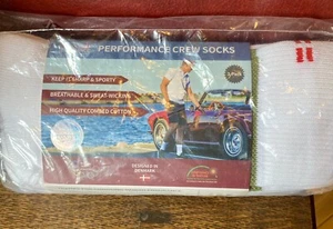 3 Pack Danish Endurance Performance Crew Tennis Socks Size M 6.5-8.5 W 8-10 EU M - Picture 1 of 7