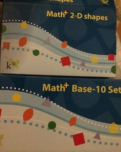 Math + 2-D Shapes 04630 & Math+ Base 10 Set 08010 Homeschool - Picture 1 of 2