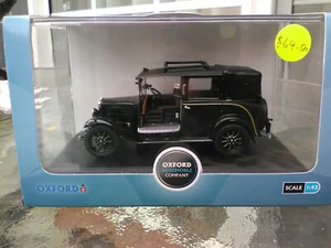 Oxford Diecast 1/43 scale AT001 Black Austin Low Loader Taxi BNIB  - Picture 1 of 4