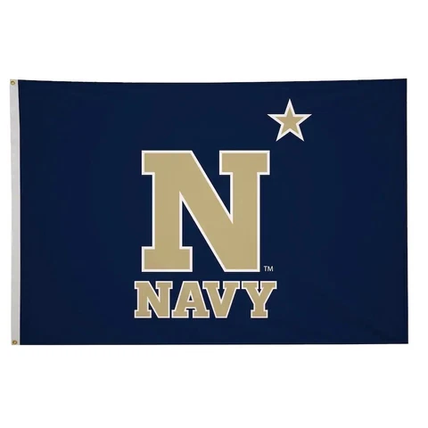 Navy Midshipmen N-star Blue and Gold 6x4 Flag USNA Fanatics Cover