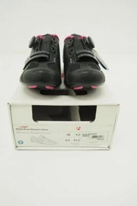 New! Bontrager Anara Women's Road Cycling Shoes US 6.5 EU 38 Black / Pink - Picture 1 of 7