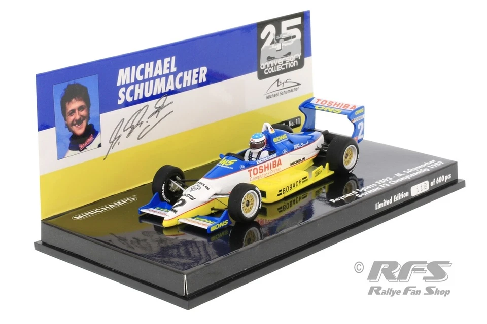 Reynard Spiess F893 Michael Schumacher German Formel 3 1989 1:43 Minichamps - Bild 1 von 1