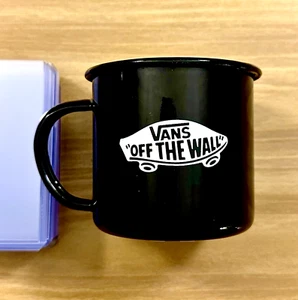 MUG ~ Vans ~ "Off The Wall" ~ Black & White ~ 3.5" X 3" ~ Unique ~ !L⚫⚫K! - Picture 1 of 4