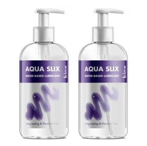 Sex Lubricant 2 x 250ml Water Based Lube Condom Safe - DISCREET PACKAGING - Picture 1 of 1