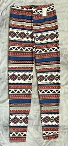 pyjama bottoms, leggings style, Size 6 8 10 older teens Sleep & loungewear aztec - Picture 1 of 3