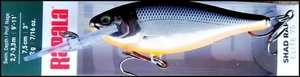 SEÑUELOS DE PESCA RAPALA SHAD RAP ELITE SRE 75 7,5 cm GDSS color - Imagen 1 de 2
