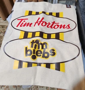 Tim Hortons X Justin Bieber Tim Biebs Merch - Tote Bag — NEW Sealed in Bag! - Picture 1 of 3