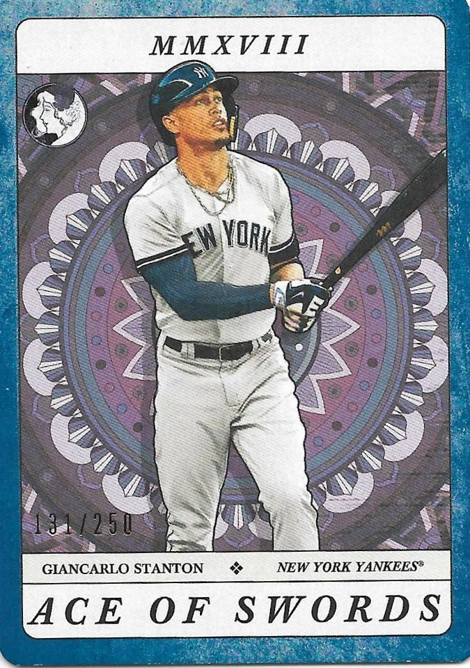 2018 Gypsy Queen GIANCARLO STANTON  Tarot of the Diamond INDIGO #/250 -YANKEES-  - Image 1 of 1