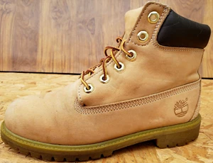 TIMBERLAND WOMENS WATERPROOF PREMIUM NUBUCK PINK 6 INCH BOOTS SIZE UK 4.5 EU 37 - Picture 1 of 10