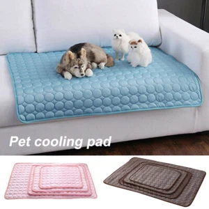 Pet Summer Cooling Mat Cold Gel Pad Comfortable Mat for Dog Cat Puppies - Picture 1 of 14