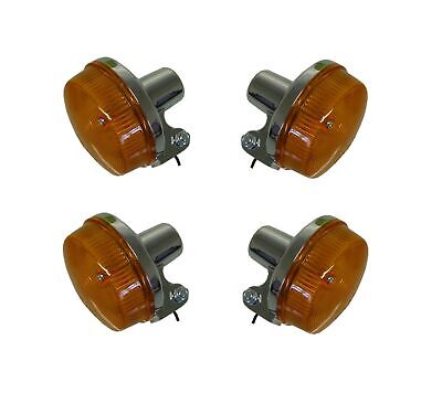 Turn Signals Complete Set Of 4 Front & Rear For Kawasaki (K)Z 400 D 1974-1977 • 57.54€