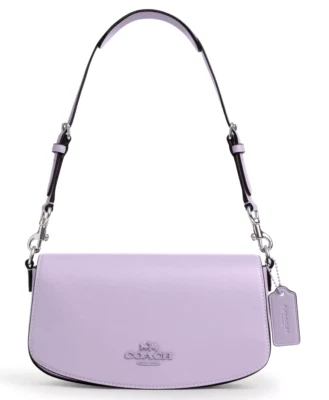 💜Bolso de hombro Coach Andrea - CT768 cuero de becerro refinado púrpura lila - Nuevo con etiquetas Foto 1 de 4