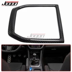 Cubierta de cambio de cambios para consola interior Subaru WRX STI 2022-2023 borde carbono seco - Imagen 1 de 9