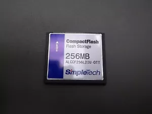 SIMPLETECH ALCCF256L2IU-OTT 256MB COMPACT FLASH 30 DAY WARRANTY - Picture 1 of 1