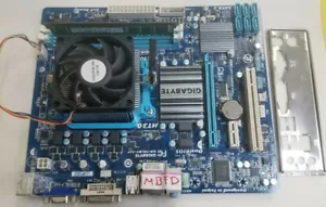 GIGABYTE GA-78LMT AM3 GAMING MOTHERBOARD, AMD Phenom II 960 4 cores & 4GB #MBFD - Picture 1 of 9