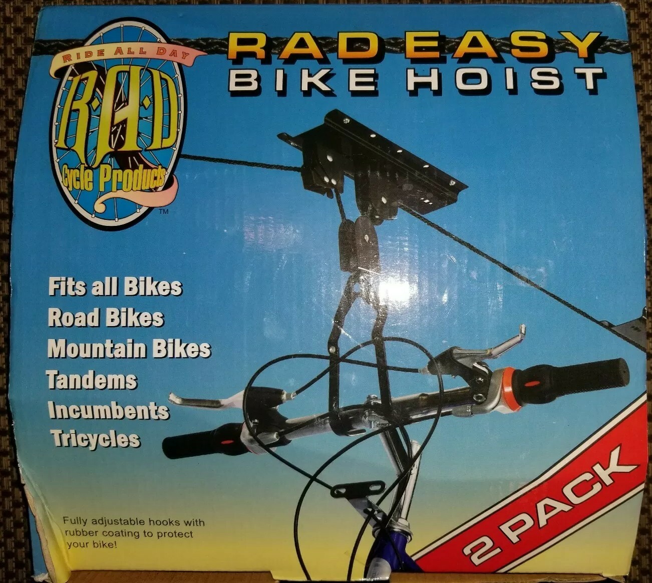 rad easy bike hoist 2 pack