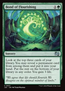 (x4) Bond of Flourishing 0637 Juego Base Poco Común Jumpstart Magic The Gathering Casi Nuevo - Imagen 1 de 2