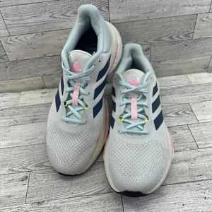 Adidas Solar Glide 5 Blue White Pink Running Shoes GX6719 Women Size 9 - Picture 1 of 13
