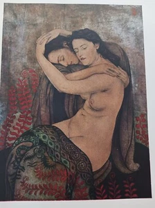 WALTER SAUER TENDRESSE LITHOGRAPHIE PAPIER ARCHE 1930 - Picture 1 of 3