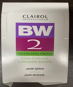 (PACK OF 12 ) CLAIROL B W 2 DEDUSTED EXTRA STRENGTH Powder Lightener 1,Oz EACH - Picture 1 of 6