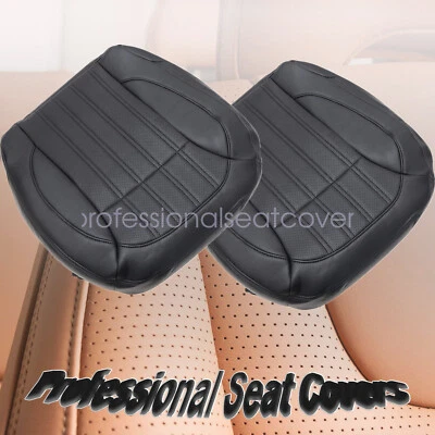 For 2013-16 Mercedes Benz GL350 GL450 Driver & Passenger Bottom Seat Cover Black Foto 1 de 4