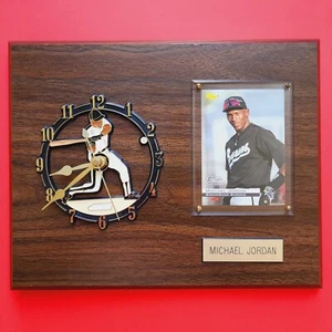 Michael Jordan Brmigham Barons Clock Baseball Card Vintage Rare USA SOX Retro - Picture 1 of 9