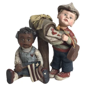 Sarah's Attic "Forever in Our Hearts" Figurine 1990 Patriotic #1686/10,000 - Picture 1 of 9