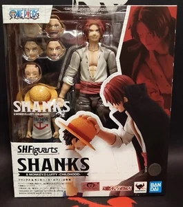 Bandai S.H. Figuarts One Piece Shanks & Monkey D. Luffy -Infancia- Figura Juguete - Imagen 1 de 7