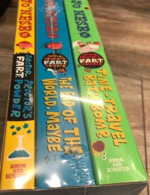 Doctor Proctors Fart Powder Books Box Set of 3 by Jo Nesbo Simon Schuster New - Image 1 of 4