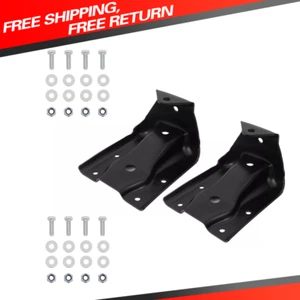 Pair Rear Leaf Spring Hanger Shackle Bracket Kit for Chevy Silverado GMC Sierra - Picture 1 of 9
