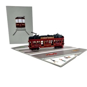 Melbourne City Circle Tram Pop-Up Card - Picture 1 of 6
