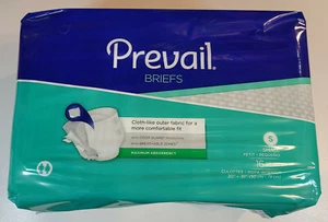 Prevail Adult Brief Diaper Incontinence Briefs Youth SMALL 20"-31" Pack Of 16 - Picture 1 of 4