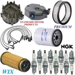 Tune Up Kit Air Oil Fuel Filters Cap Wire Plugs For OLDSMOBILE 98 V8 5.0L 1984 - Picture 1 of 1