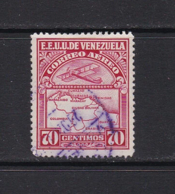 Venezuela Scott #C125 - Usado en estado bastante bueno - 1939 correo aéreo Foto 1 de 2
