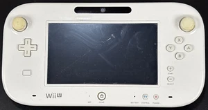 Broken Wii U Gamepad Controller Only - White WUP-010 For Parts Or Repair; READ! - Picture 1 of 13