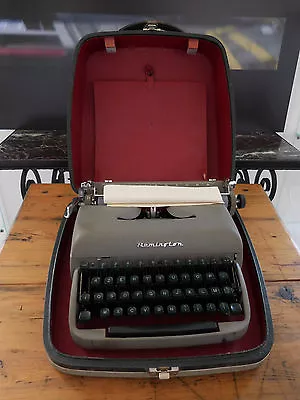 Machine à écrire Mécanique Remington TYPE WRITER 1930 1950 Art Déco Design USA • 994.22$