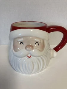 St. Nicholas Square Lg. Smiling Santa Mug 4.5 X 4”; Dishwasher & Micro Safe - Picture 1 of 8