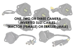 1/2/3 Camera Inverted Suzi Cable (Tractor/Trailer) - Picture 1 of 8