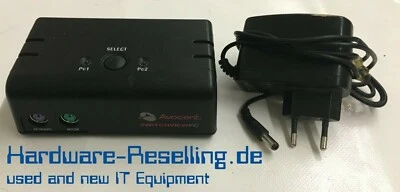 Avocent PS2 PS-2 SwitchView PC 2SVP10 2 Port KVM Switch mit Netzteil - Bild 1 von 2