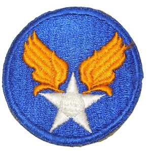 Original WWII US Army Air Force Variation No Red Star Patch XY29 - Picture 1 of 2