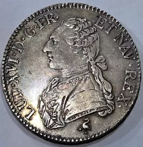 louis XVI ♦ écu aux branches d'olivier ♦ 1790 ♦ A Paris ♦ ARGENT ♦ SUPERBE ! - Imagen 1 de 2