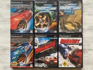 SONY PS2 Need For Speed Underground series & Burnout Revenge & Dominator set - Picture 1 of 14