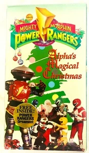Mighty Morphin Power Rangers Alpha's Magical Christmas (VHS, 1994) NEW Sealed  - Picture 1 of 7