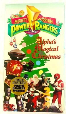 Mighty Morphin Power Rangers Alpha's Magical Christmas (VHS, 1994) NEW Sealed  - Image 1 of 4