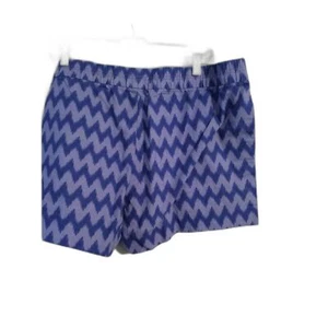 Peace Pearls XXL lila Print Leinenmischung Shorts elastischer Bund  - Bild 1 von 4