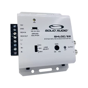 Convertitore Uscita Linea Attiva Solid Audio 2 Canali con Accensione Auto SHLOC/22 - Foto 1 di 24