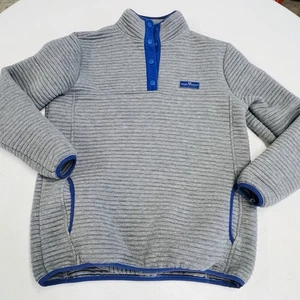 Sudadera Simply Southern 1/4 Cuarto Pullover a Presión Mediana Gris Azul Acanalada Usada en Excelente Condición - Imagen 1 de 9